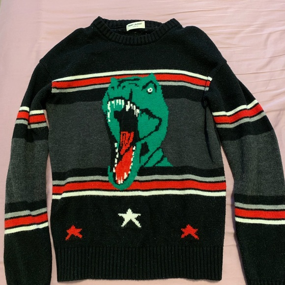 Saint Laurent 2016 Dinosaur sweater (might be replica). Size mens medium - Picture 1 of 7